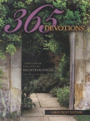 365 Devotions [Large Print] 0784721157 Book Cover