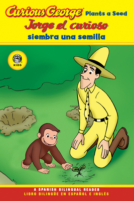 Curious George Plants a Seed/Jorge El Curioso S... [Spanish] 0618896880 Book Cover