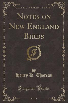 Notes on New England Birds (Classic Reprint) 1333716753 Book Cover