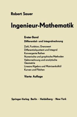 Ingenieur-Mathematik: Erster Band Differential-... [German] 3642929850 Book Cover