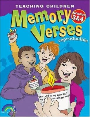 TEACHING CHILDREN MEMORY VERSES, GRADES 3&4 B00M6S24TY Book Cover