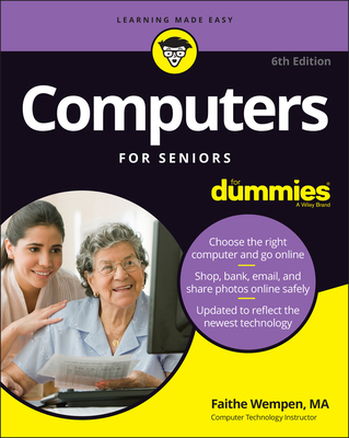 Computers for Seniors for Dummies 1119849608 Book Cover
