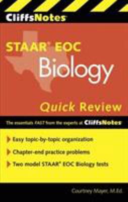 Cliffsnotes STAAR EOC Biology Quick Review 0544370120 Book Cover