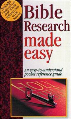 Bible Research Made Easy B00416NU7E Book Cover