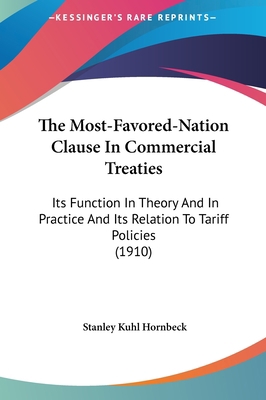 The Most-Favored-Nation Clause in Commercial Tr... 1161968636 Book Cover