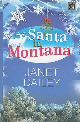 Santa in Montana [Large Print] 1602859000 Book Cover