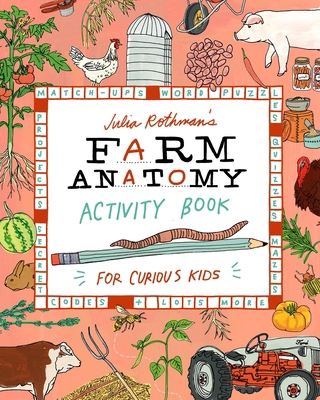 Julia Rothman's Farm Anatomy Activity Book: Mat... 1635868726 Book Cover