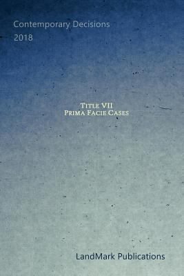 Title VII Prima Facie Cases 198106382X Book Cover