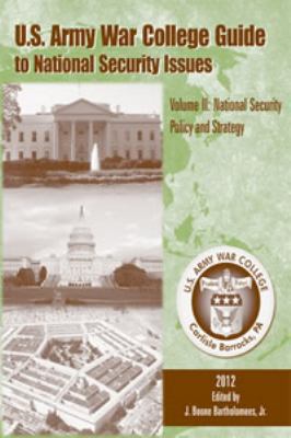 U.S. Army War College Guide To National Securit... 158487533X Book Cover