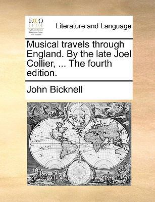 Musical Travels Through England. by the Late Jo... 1140911163 Book Cover