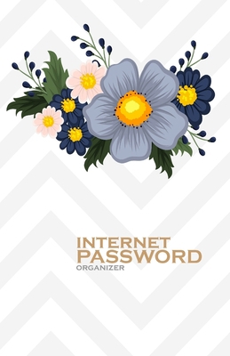 Internet Password Organizer: Flowers (Password ... 1073643492 Book Cover