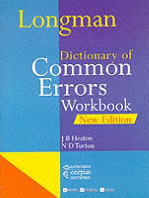 Longman Dictionary of Common Errors: Workbook 0582290465 Book Cover