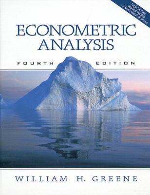 Econometric Analysis (4th Edition) 0130132977 Book Cover