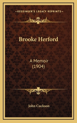 Brooke Herford: A Memoir (1904) 1169056970 Book Cover