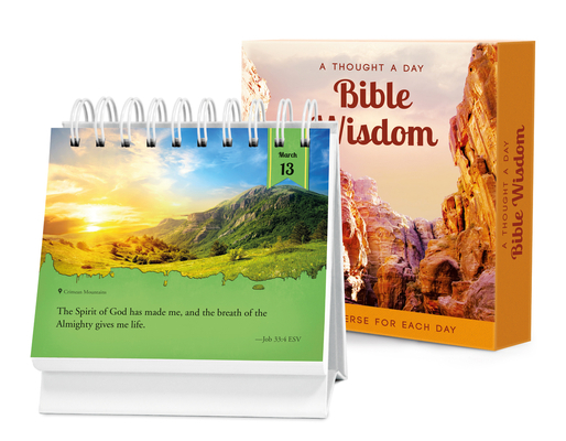 A Thought a Day--Bible Wisdom: A Daily Desktop ... 1632640023 Book Cover