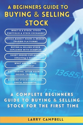 A Beginners Guide to Buying and Selling Stock B0DNMTSZD1 Book Cover