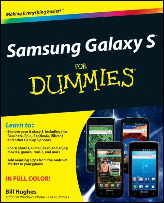 Samsung Galaxy S For Dummies 1118024478 Book Cover