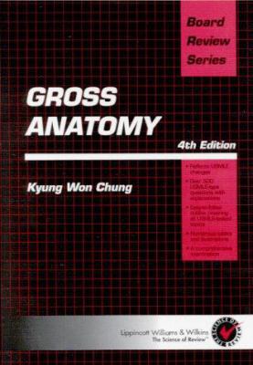 BRS Gross Anatomy (Board Review Series) 0683307274 Book Cover