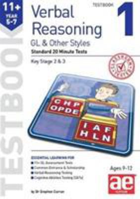 11+ Verbal Reasoning Year 5-7 GL & Other Styles... 1911553658 Book Cover