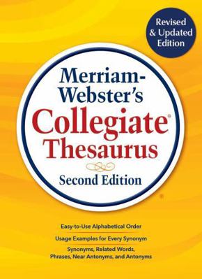 Merriam-Webster's Collegiate Thesaurus: Second ... 0877793700 Book Cover