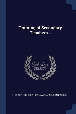 Training of Secondary Teachers .. 137680638X Book Cover