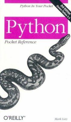 Python Pocket Reference 0596009402 Book Cover