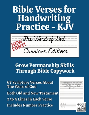 Bible Verses for Handwriting Practice - KJV: Wo... B0DT91V9JP Book Cover