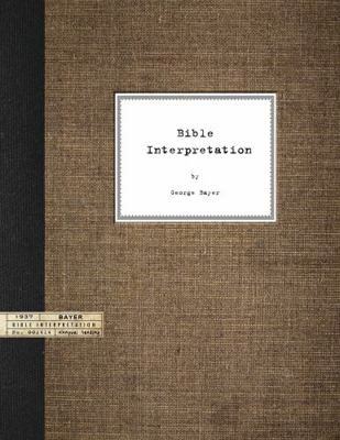 Paperback Bible Interpretation Book