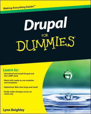 Drupal for Dummies 0470556110 Book Cover