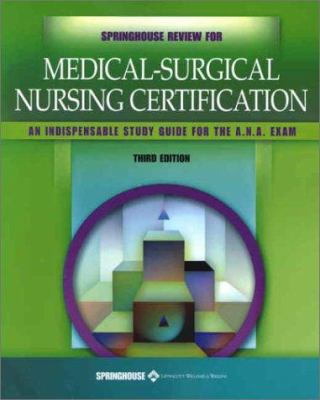 Springhouse Review for Medical-Surgical Nursing... 1582551626 Book Cover