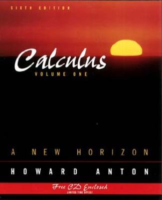 Calculus: A New Horizon, Vol. 1 (6th Edition) 0471243310 Book Cover