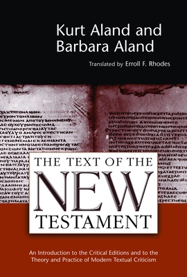 Text of the New Testament: An Introduction to t... B01K3O0D4K Book Cover