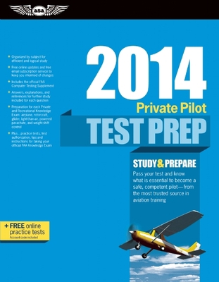 Private Pilot Test Prep 2014: Study & Prepare f... 1560279788 Book Cover