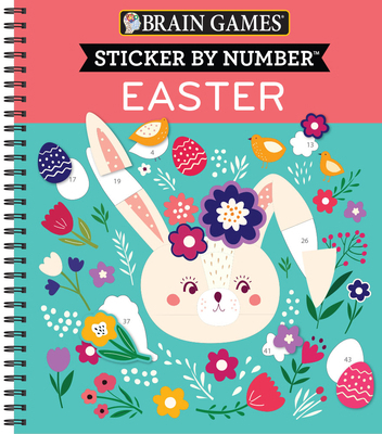 Brain Games - Sticker by Number: Easter 1645589293 Book Cover
