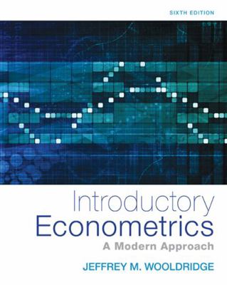 Introductory Econometrics: A Modern Approach 130527010X Book Cover