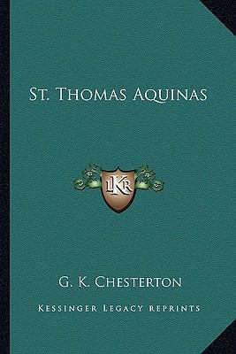 St. Thomas Aquinas 116318554X Book Cover