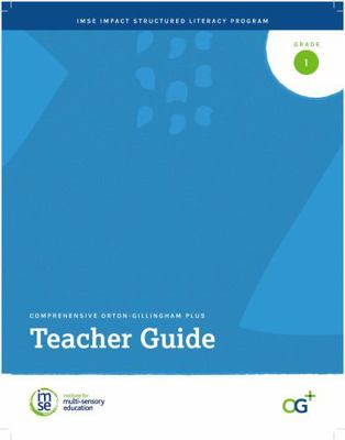 Comprehensive Orton-Gillingham Plus Teacher's Guide 1