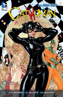 Catwoman Vol. 5: Race of Thieves (the New 52) 1401250637 Book Cover