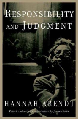 Responsibility and Judgment 0805242120 Book Cover