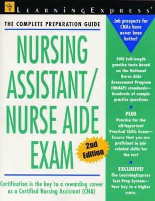 Nursing Assistant/Nurse Aide Exam 1576854183 Book Cover