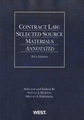 Contract Law: Selected Source Materials Annotat... 031427426X Book Cover