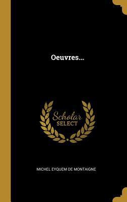 Oeuvres... [French] 0341028509 Book Cover
