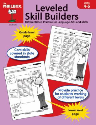 Leveled Skill Builders Gr 4-5 1562347047 Book Cover