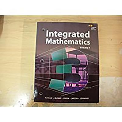 Interactive Student Edition Volume 1 (Consumabl... 0544389883 Book Cover