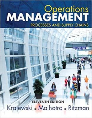 Operations Management: Processes and Supply Cha... 0133872467 Book Cover