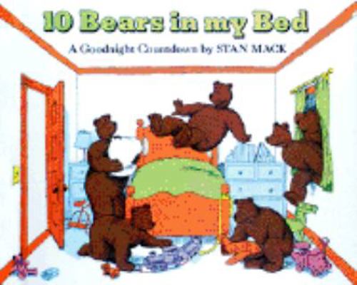 Ten Bears in My Bed: A Goodnight Countdown 0394929020 Book Cover