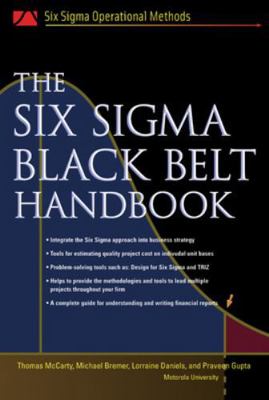 The Six Sigma Black Belt Handbook 0071443290 Book Cover