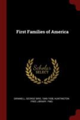 First Families of America 1375895532 Book Cover