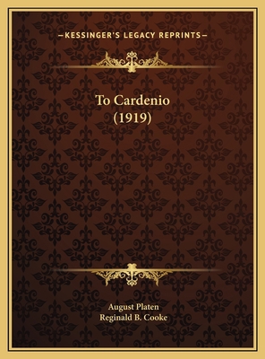 To Cardenio (1919) 1169394981 Book Cover