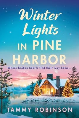 Winter Lights in Pine Harbor [Large Print] 1806001268 Book Cover